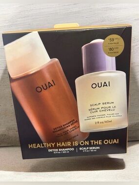 OUAI Detox Shampoo & Scalp Serum Set -